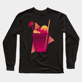 Twilight Retrowave Long Sleeve T Shirt by EDMproject