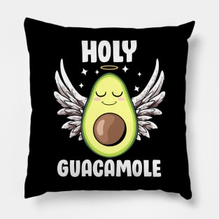 Holy Guacamole Avocado Lovers Cute Love Avocado Funny Vegans Pillow