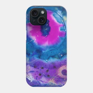 Pink eye in space Phone Case