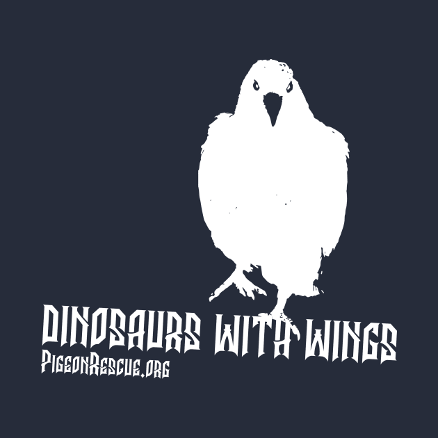 Dinosaurs With Wings (White) by Palomacy