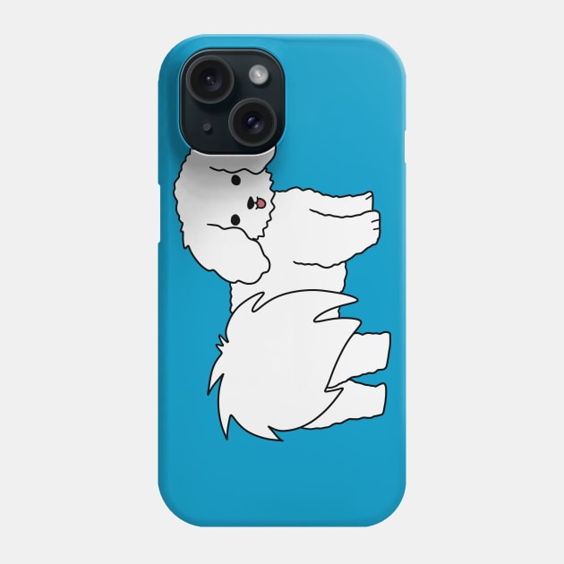 Bichon Frise Phone Case by saradaboru