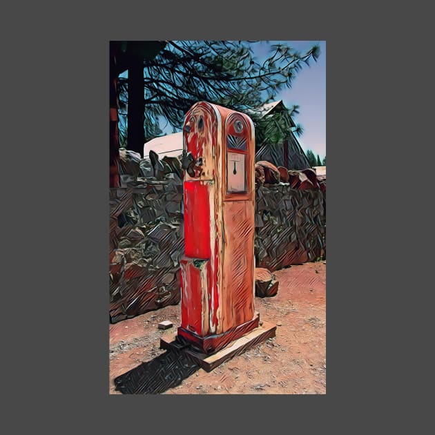 Vintage Gas Pump by Unique Gifts 24/7