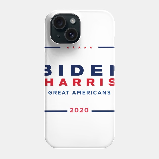Biden Harris 2020 - Great Americans Phone Case by thighmaster