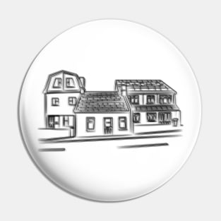 Minimalist Neighboorhood Drawing Pin