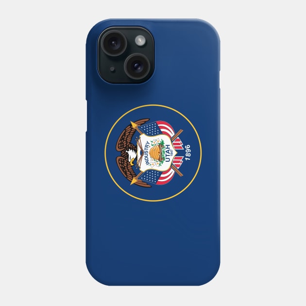 Classic Utah State Flag Phone Case by MrFranklin