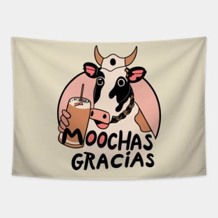 Funny Cow Moochas Gracias Tapestry