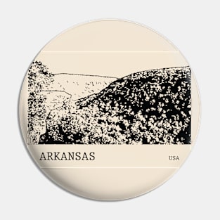 Arkansas USA Pin