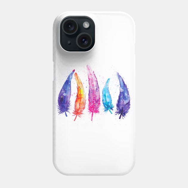 Feathers Phone Case by CoconuTacha