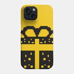 Gift box pixel art Phone Case