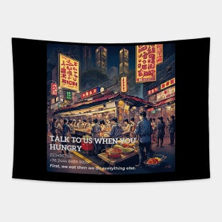 Streer food japan Tapestry