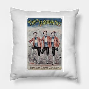 Affiche Trio Bayonnais Pillow