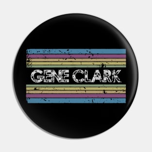 gene clark vintage rainbow Pin