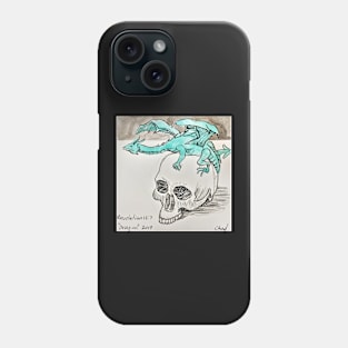 Dragon for inktober 2019 by chad brown Phone Case