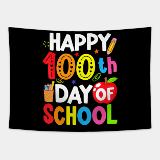 100 Days Of School Teacher And Student Tapestry