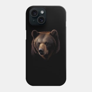 Majestic Grizzly Bear Stunning Grizzly Bear Portrait Phone Case