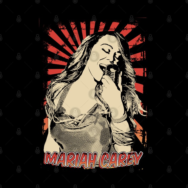 Mariah Carey Karaoke  Retro Vintage Aesthetic by Ihkwan Art