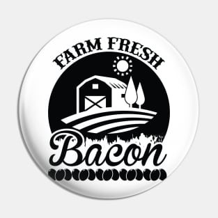 Farm Fresh Bacon T Shirt For Women Men Pin