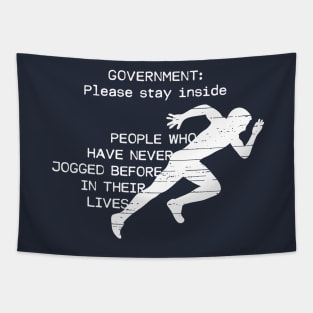 Never Joggers Lockdown Tapestry