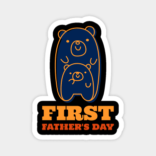 First Father's Day Magnet