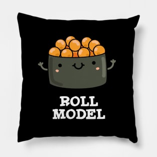 Roll Model Cute Food Sushi Roll Pun Pillow