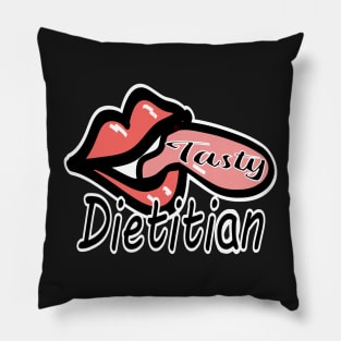 Tasty Dietitian Nutritionist Pillow