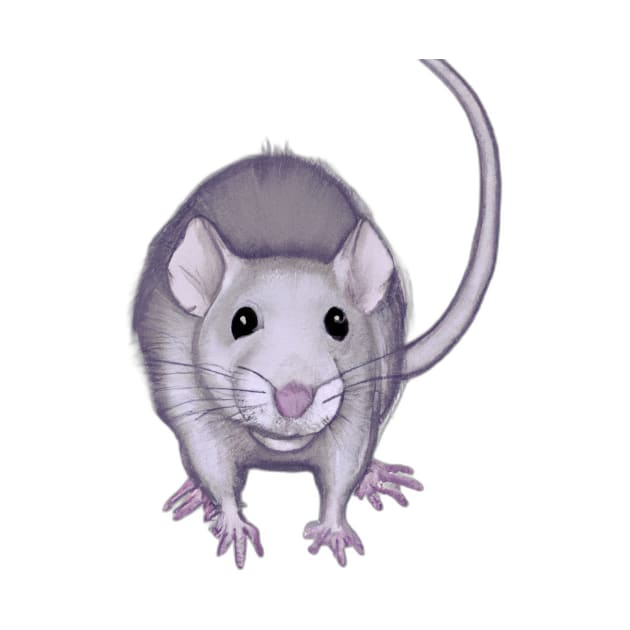 Cute Rat Drawing by Play Zoo