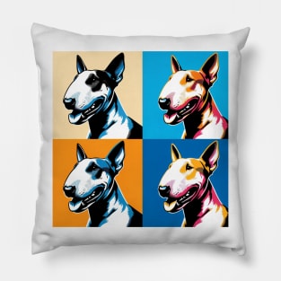 Bull Terrier Pop Art - Dog Lover Gifts Pillow