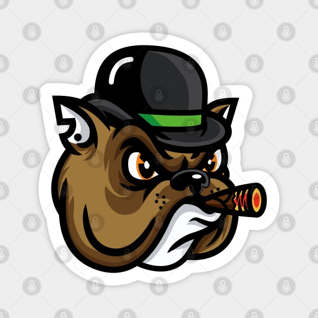 Bulldog Boss Magnet by redwane