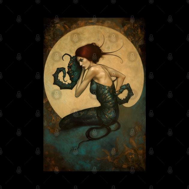 Scorpio the Scorpion Zodiac Illustration by YeCurisoityShoppe