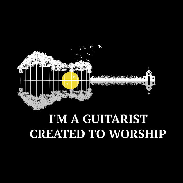 Christian Jesus Guitar Worship Bibel Guitarist by ChrisselDesigns