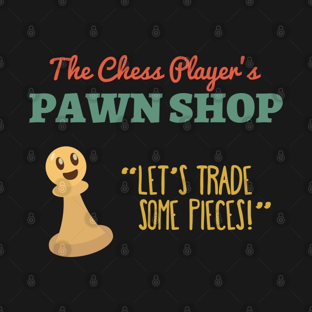 Cute Chess Player Gift Idea | Chessboard | Funny Pawn Shop by Fluffy-Vectors