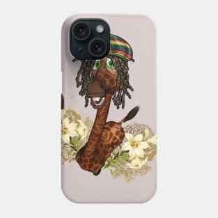 Funny giraffe, I'm a hippie yippee Phone Case