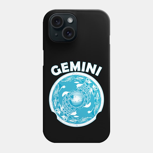 Gemini Orca Twins Phone Case by NicGrayTees