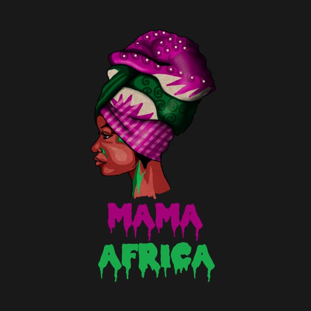 Mama Africa, Proud African Woman by dukito