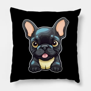 Cute French Bulldog Frenchie Dog Lover Funny Pillow