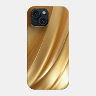 Golden luxury pattern with metallic luster 1 Phone Case