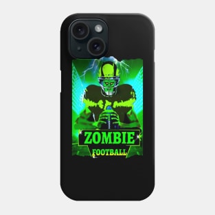 Zombie Football Poster Phone Case
