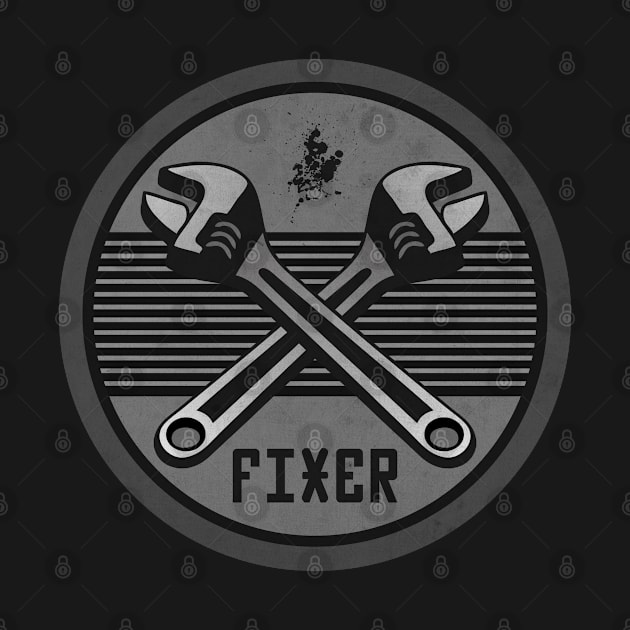 Vintage Fixer Sign by CTShirts