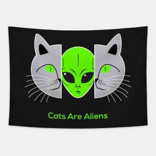 Cats Are Aliens Tapestry