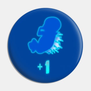 Gojira: + 1  Dorsal Fetus Blue Pin