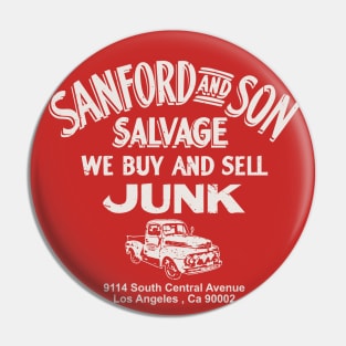 Sanford & Son We Buy & Sell Junk Distressed Pin