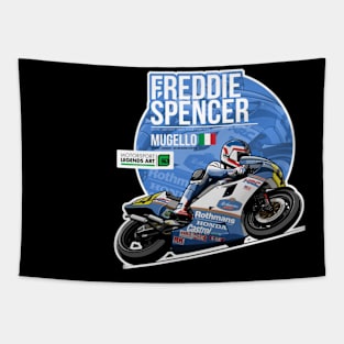 Freddie Spencer 1985 Mugello Tapestry