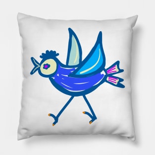 EXCITED BIRD Pillow