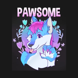 Pawsome I Furry Fandom Cospaly T-Shirt