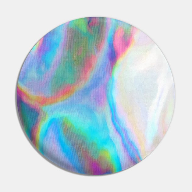 Iridescence 2 - Rainbow Abstract Pin by micklyn