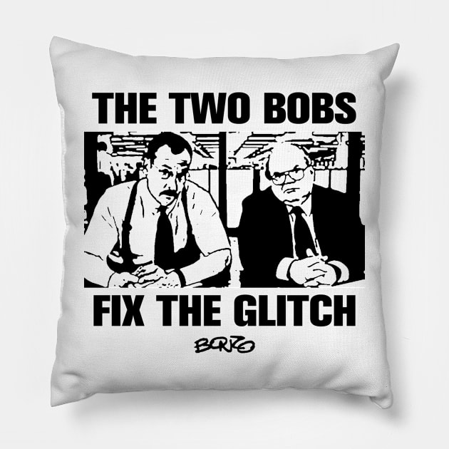 The Two Bobs 2 Pillow by BonzoTee