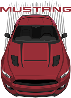 Mustang GT CS 2016-2017 - Ruby Red Magnet