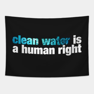 clean water is a human right Tapestry