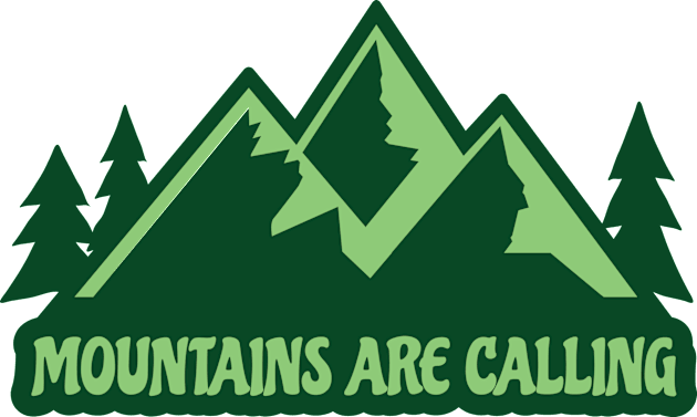 The Mountains Are Calling Kids T-Shirt by Graphic Roach