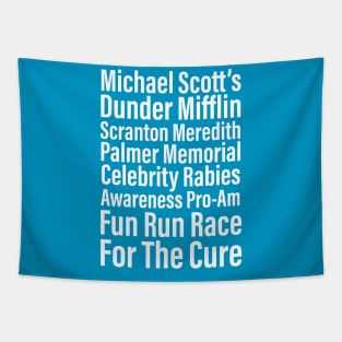 Michael Scott's Dunder Mifflin Fun Run Tapestry